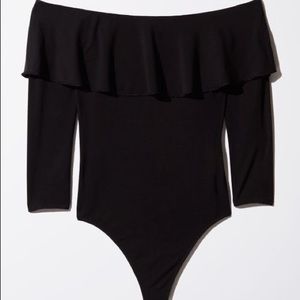 Aritzia Wilfred Chuchoter Bodysuit in Black, XS